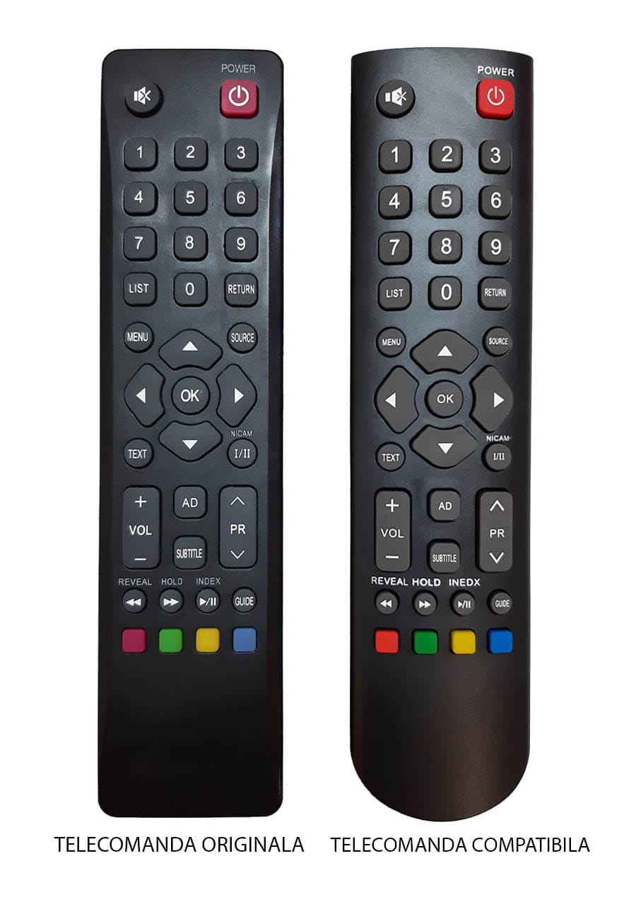 Telecomenzile comercializate sunt compatibile strict cu televizoarele pentru care sunt dedicate:TV Allview/ Tesla – 32ATC5500-H1;