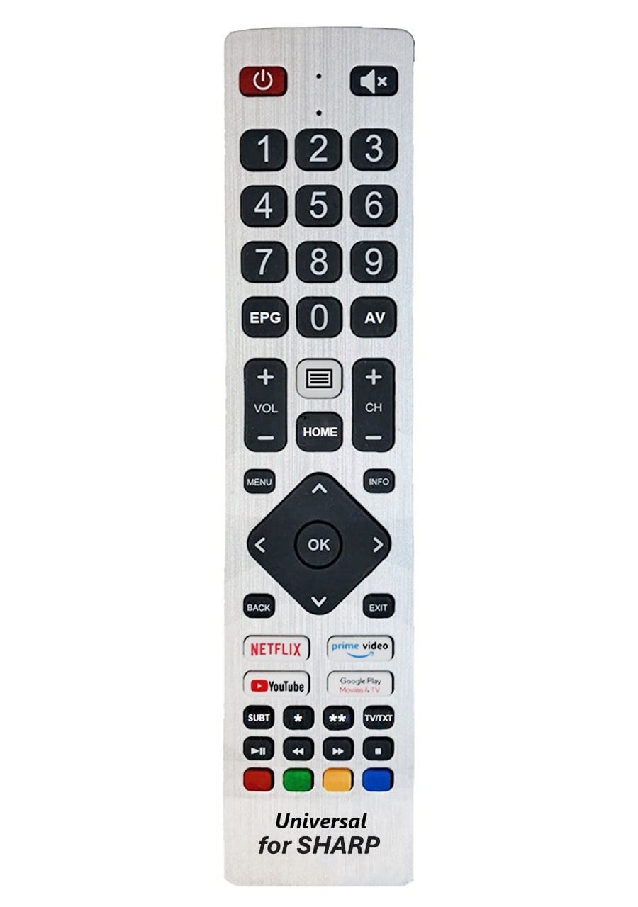 Telecomenzile comercializate sunt compatibile strict cu televizoarele pentru care sunt dedicate: televizor SHARP