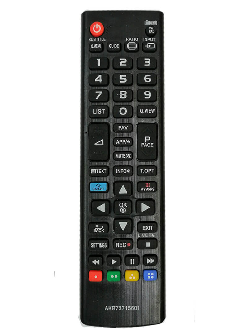 Telecomenzile comercializate sunt compatibile strict cu televizoarele pentru care sunt dedicate:TV LG – AKB73715601