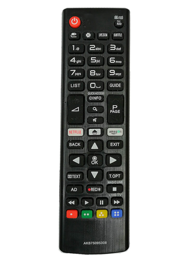 Telecomenzile comercializate sunt compatibile strict cu televizoarele pentru care sunt dedicate: TV LG – AKB75095308;