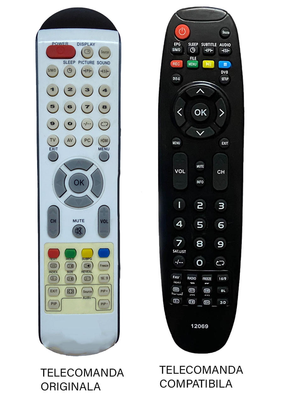 Telecomenzile comercializate sunt compatibile strict cu televizoarele pentru care sunt dedicate:Axen – AX022LI;