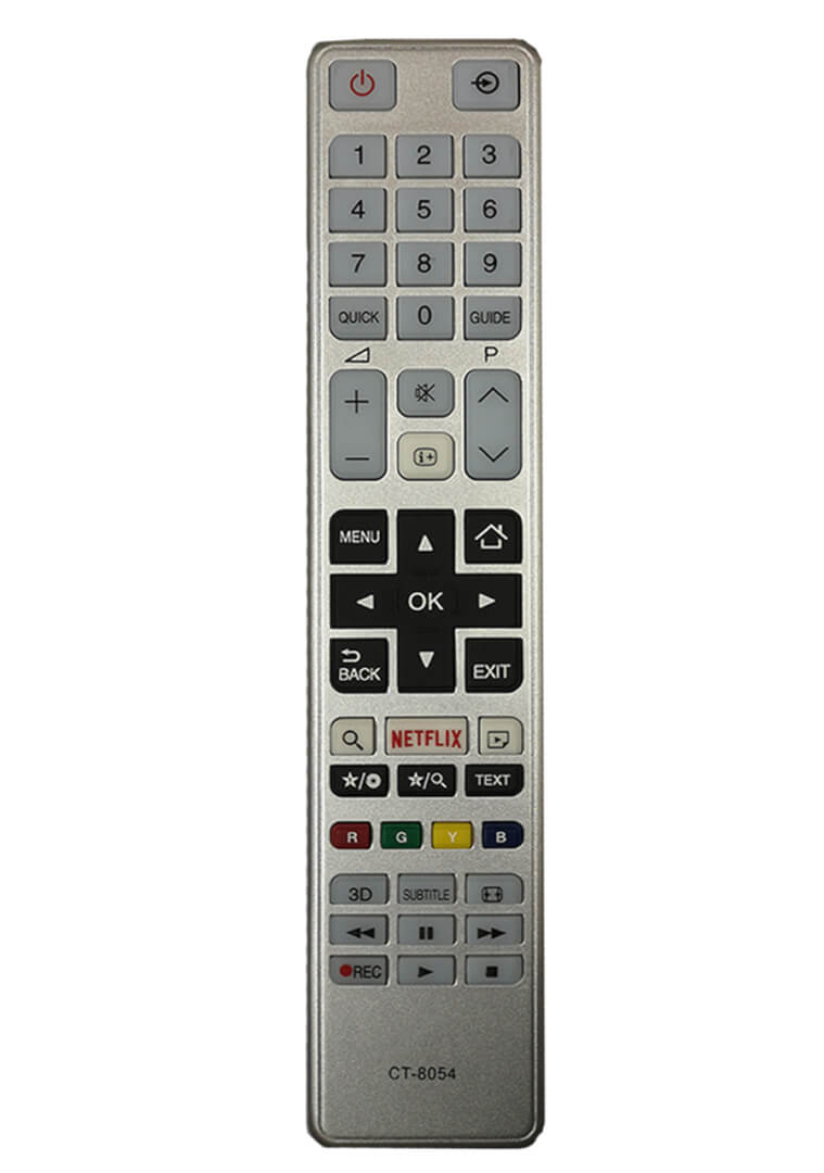 Telecomenzile comercializate sunt compatibile strict cu televizoarele pentru care sunt dedicate:TV Toshiba – CT-8054;