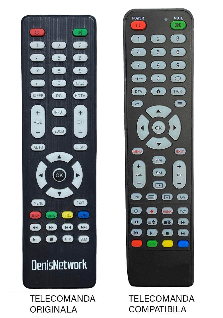 Telecomenzile comercializate sunt compatibile strict cu televizoarele pentru care sunt dedicate: DenisNetwork.