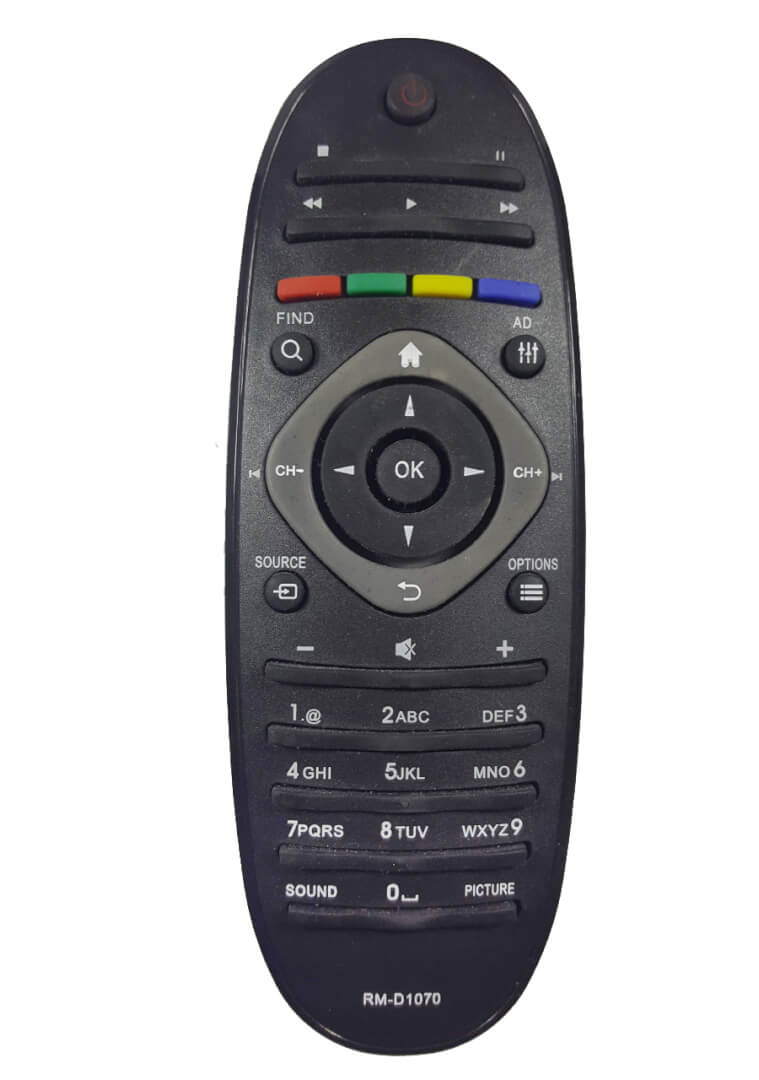 Telecomenzile comercializate sunt compatibile strict cu televizoarele pentru care sunt dedicate: Tv Philps –RM-D1070;