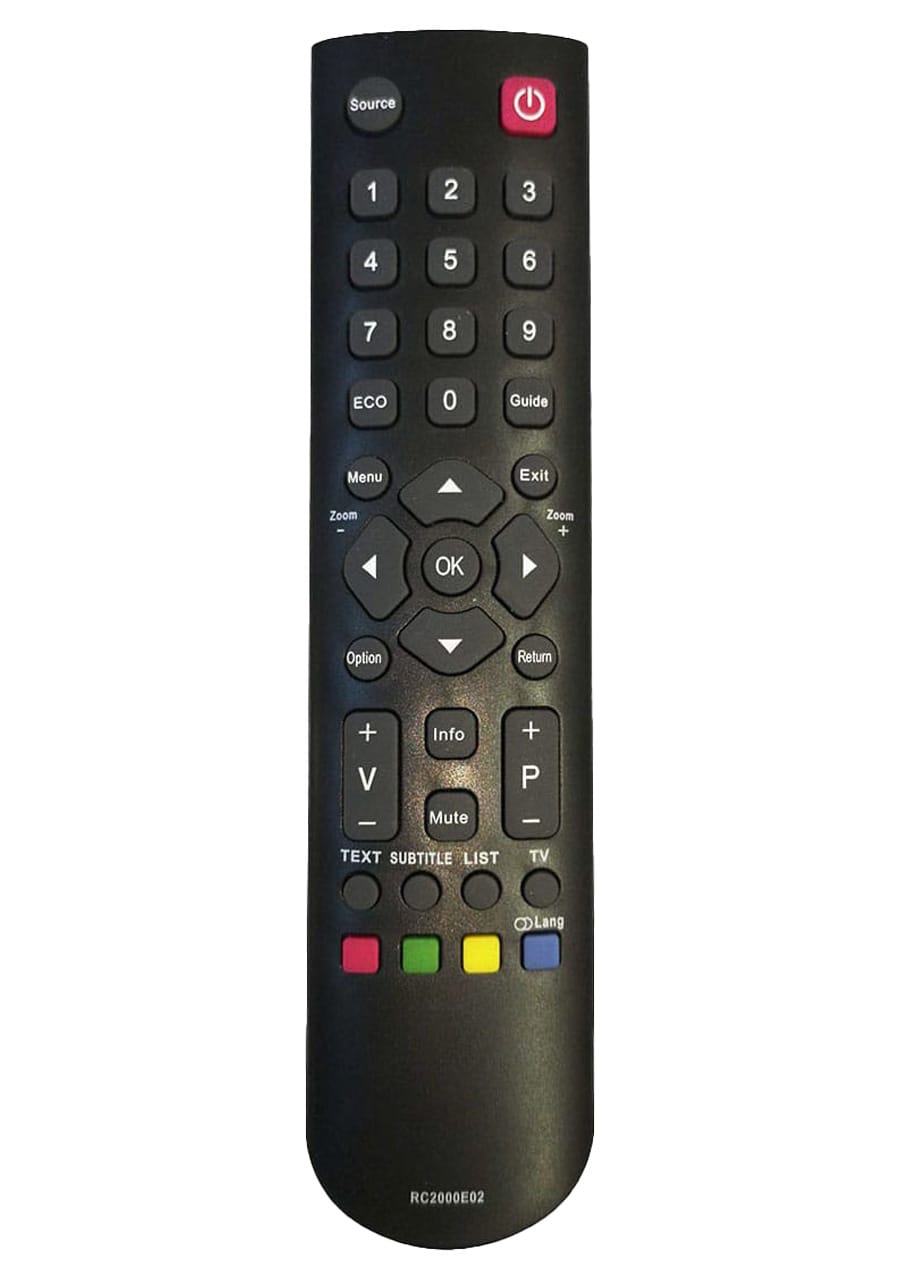 Telecomenzile comercializate sunt compatibile strict cu televizoarele pentru care sunt dedicate: Televizor  Vortex – RC2000E02;