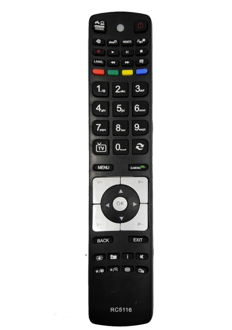 Telecomenzile comercializate sunt compatibile strict cu televizoarele pentru care sunt dedicate:Televizor Vestel – RC5116;