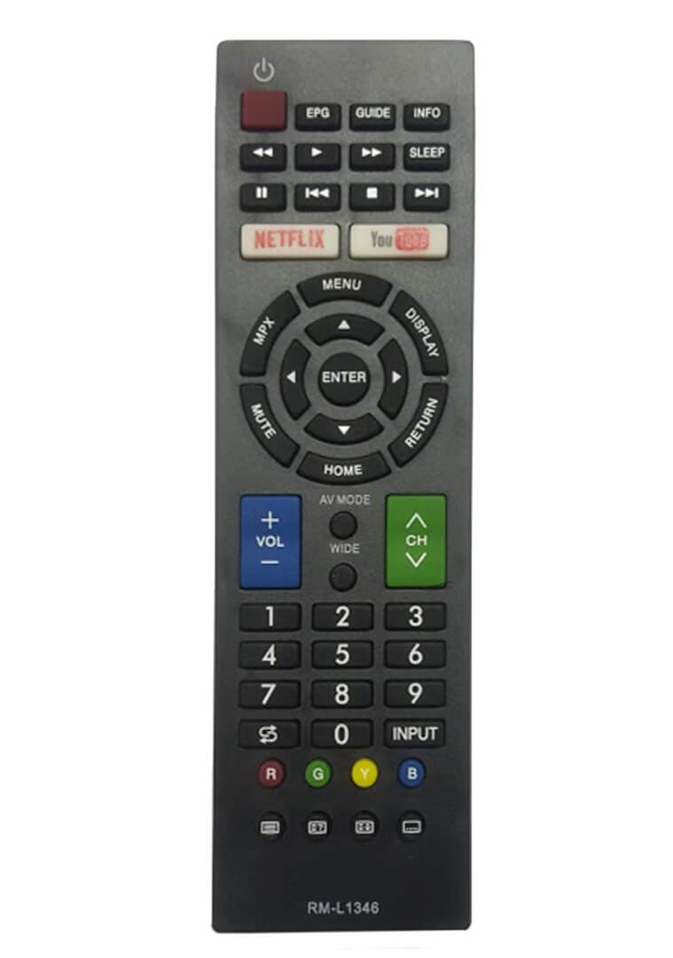 Telecomenzile comercializate sunt compatibile strict cu televizoarele pentru care sunt dedicate:Televizor Sharp – RM-L1346