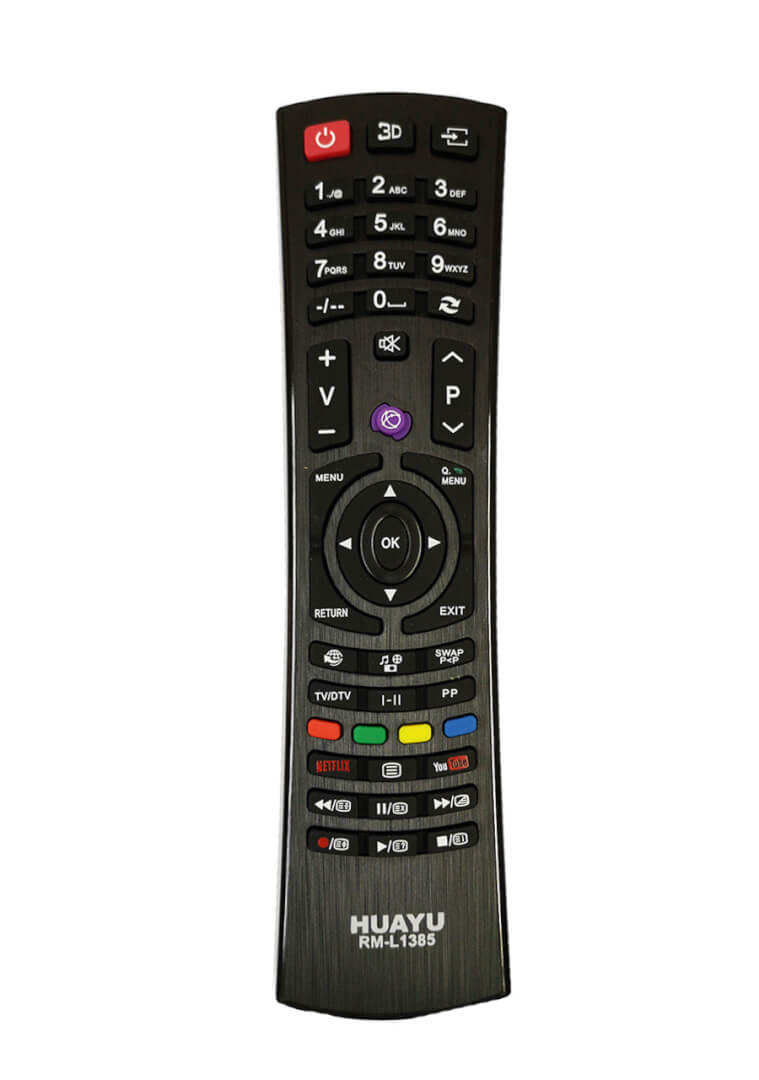 Telecomenzile comercializate sunt compatibile strict cu televizoarele pentru care sunt dedicate:Televizor Vestel – Huayu RM-L1385;