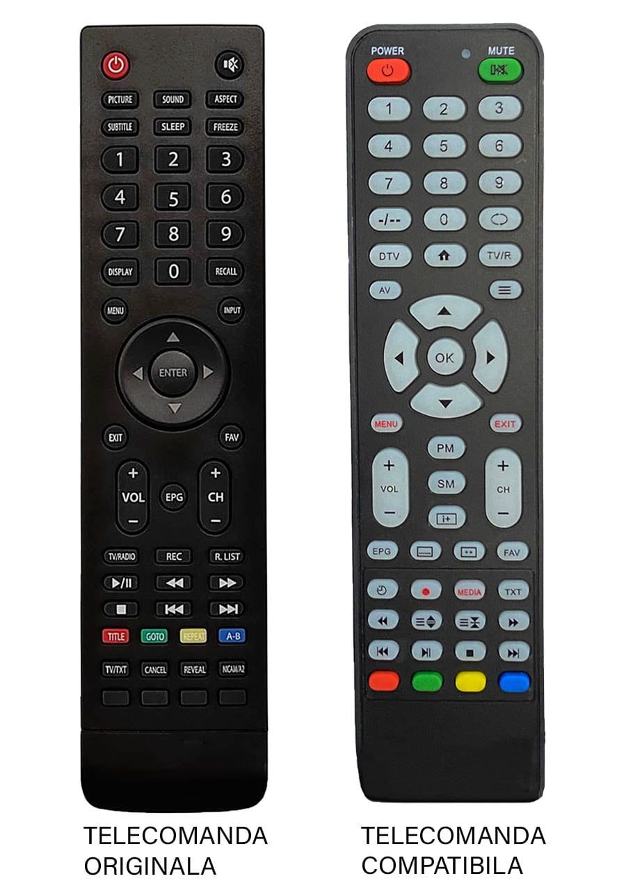Telecomenzile comercializate sunt compatibile strict cu televizoarele pentru care sunt dedicate:  Walton – 32WA5100;