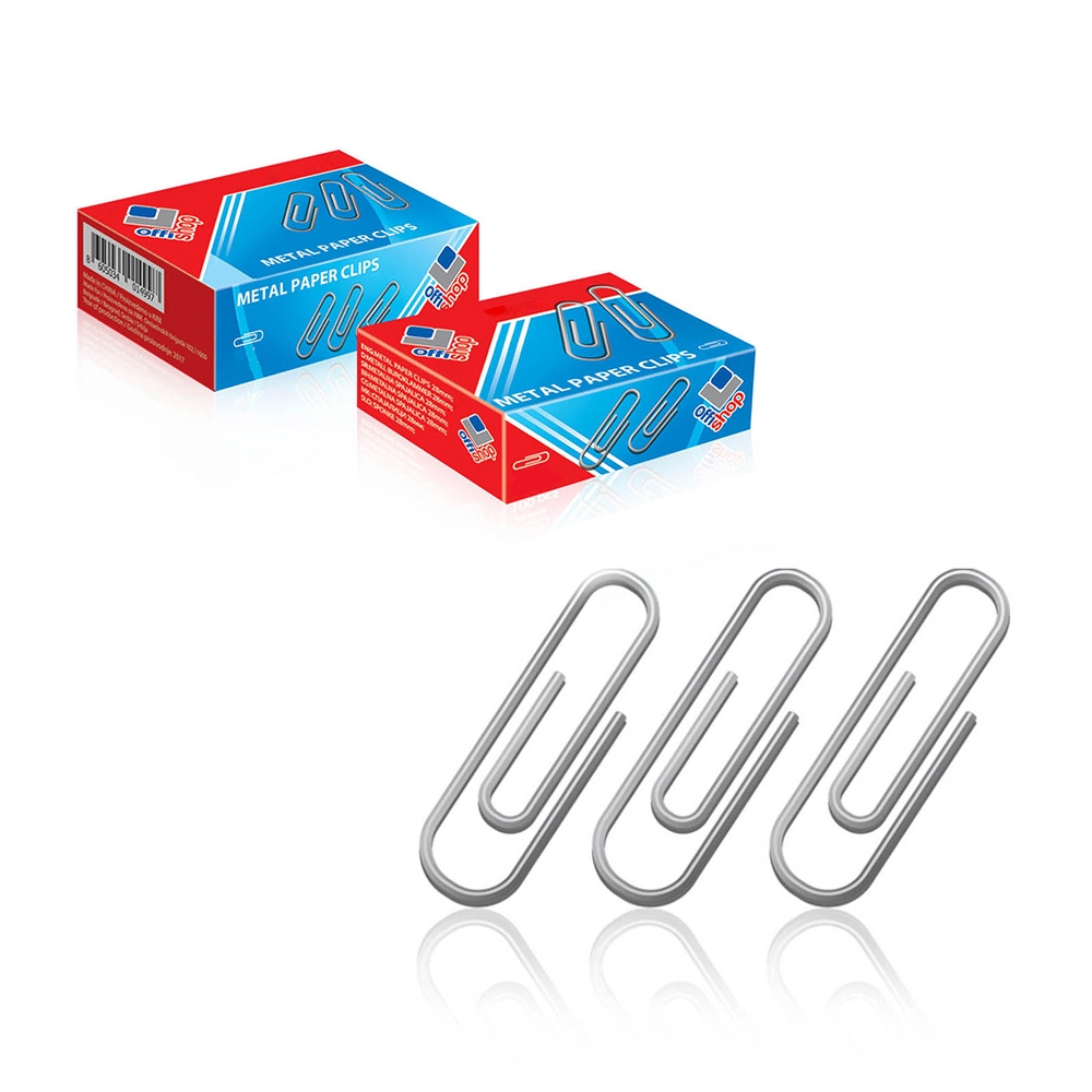 Agrafe birou metalice, 28mm, 100buc/cutie - OFFISHOP
