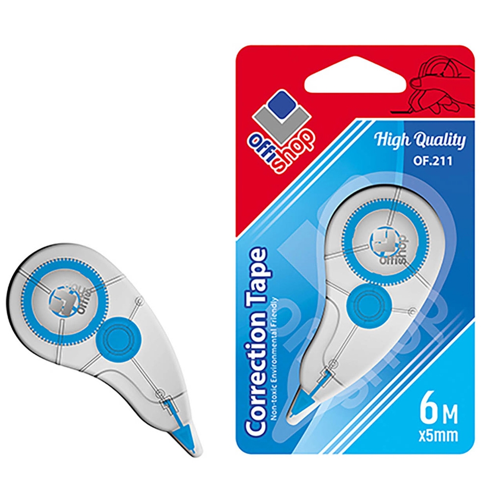 - corector tip banda - corectura rapida si curata, rescrierea se poate face imediat - latime banda: 5 mm - lungime banda: 6m - design ergonomic - 24 bucati/cutie - realizata din materiale non-toxice
