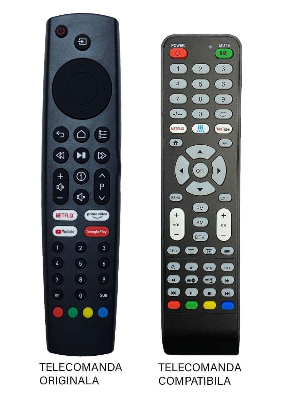 Telecomenzile comercializate sunt compatibile strict cu televizoarele pentru care sunt dedicate: Grundig -43VLX23