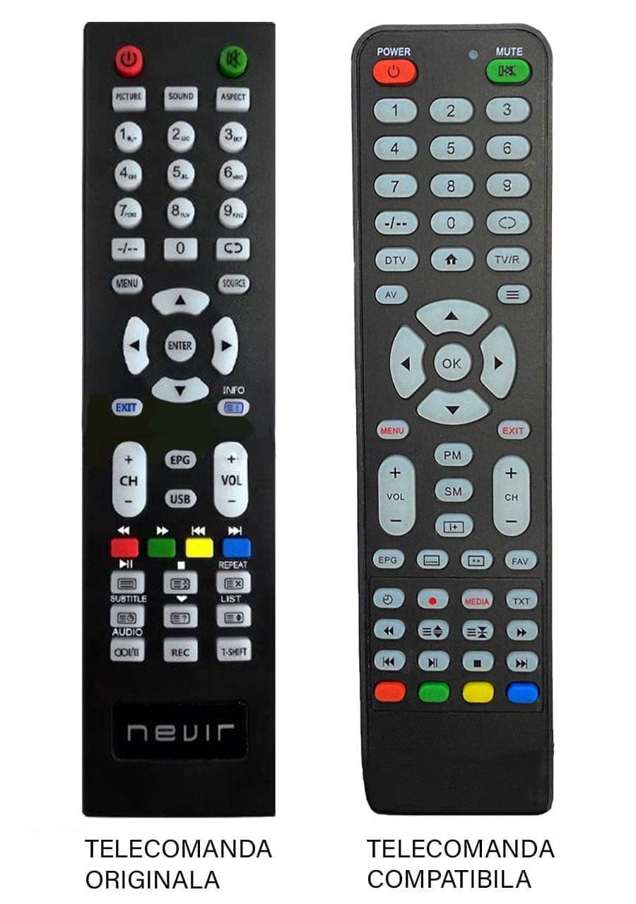 Telecomenzile comercializate sunt compatibile strict cu televizoarele pentru care sunt dedicate: Legend- EE-T32