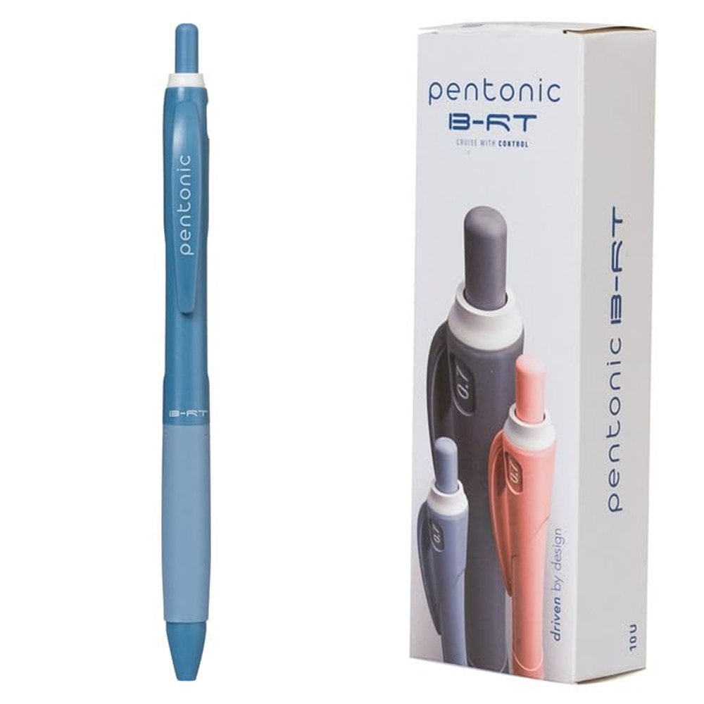 - Pixul LINC Pentonic B-RT Shades are corp aerodinamic din plastic gri, grip din cauciuc, mecanism retractabil cu arc, varf din alpaca cu bila din carbura de tungsten de 0.7 mm, lungime de scriere de pana la 800 m, cerneala neagra rezistenta la apa, mina inlocuibila. - Setul contine 10 pixuri, insa pretul afisat este pentru 1 pix.