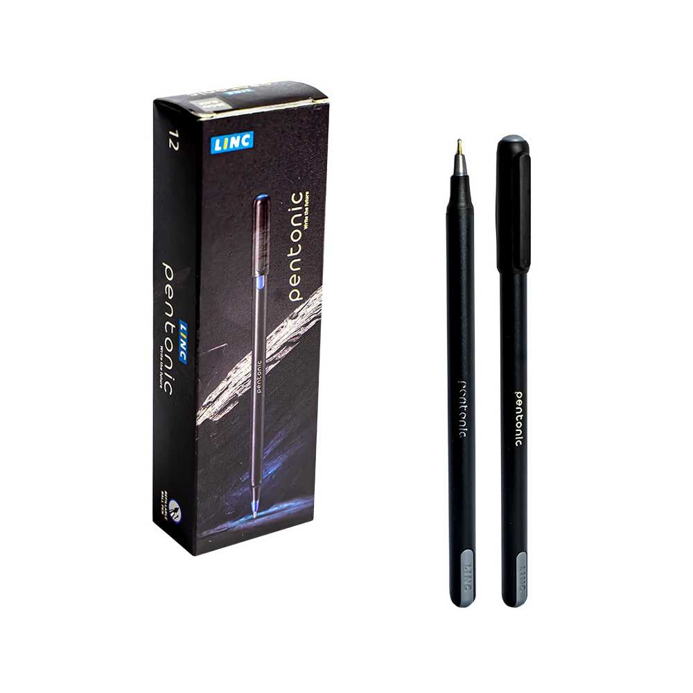 - corpul pixului este realizat din material plastic, negru; - echipat cu mina cu scriere conform culorii de pe capac; - grosime de scriere: 0,3 mm, varf subtire, tip "ac"; - inchidere cu capac, cu clips; - produsul este ambalat la 12 pixuri/cutie.