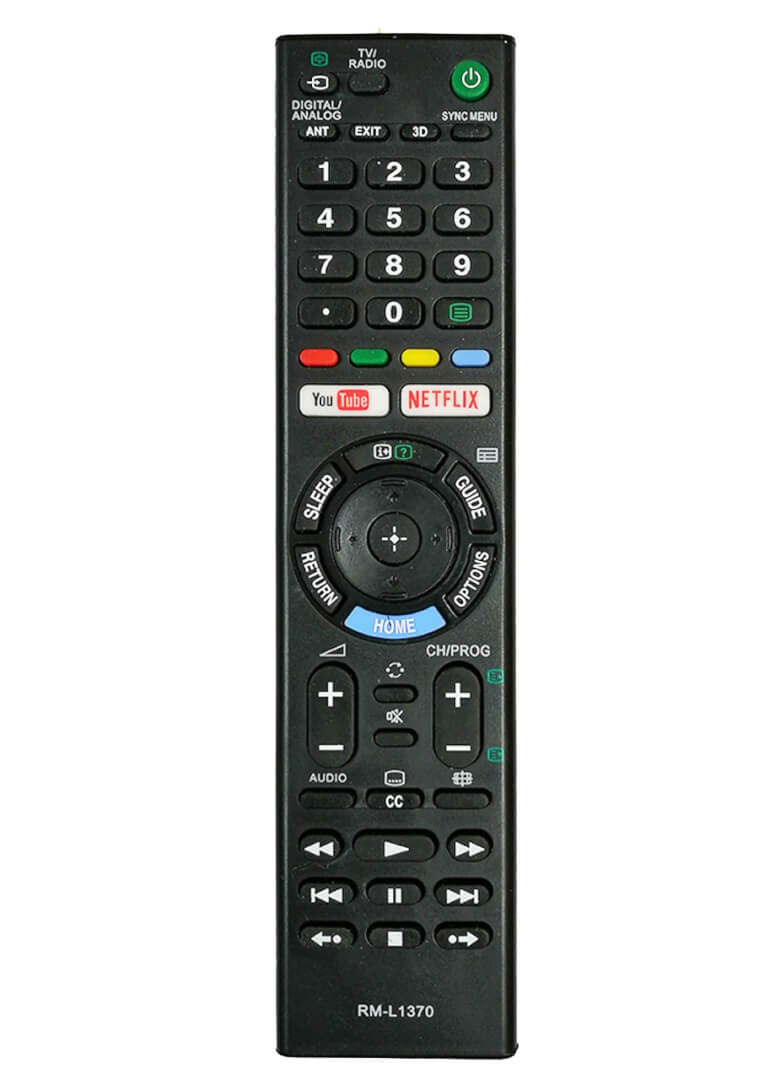 Telecomenzile comercializate sunt compatibile strict cu televizoarele pentru care sunt dedicate: TV Sony – RM-L 1370;